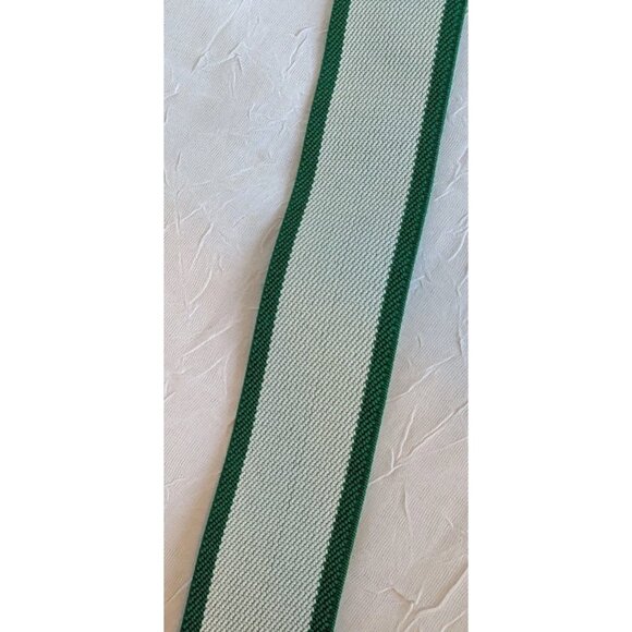ADIDAS Womens Belt Sporty  Green Stretch Canvas Adjustable Retro Sz Small Preppy - Picture 8 of 15